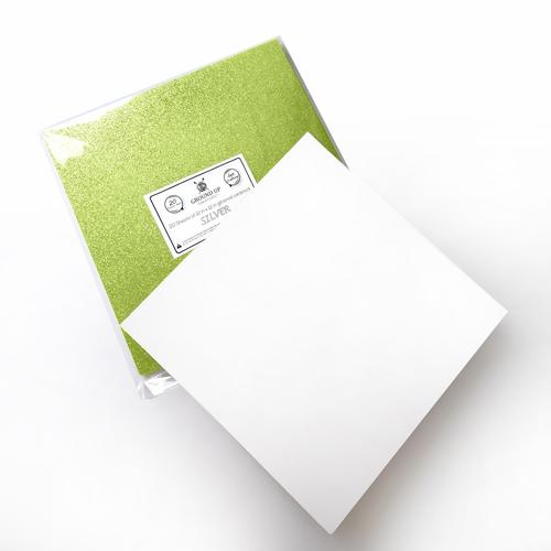 Green Glitter Cardstock