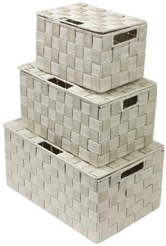 Storage Bin Set With Lid