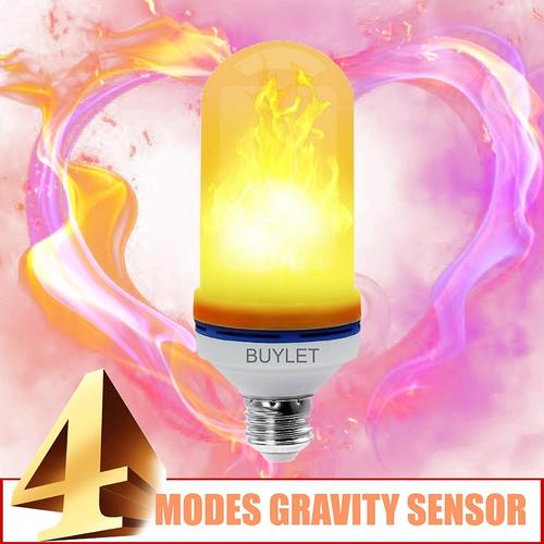Led Flame Effect Light Bulb