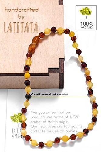 Amber Teething Necklace For Baby