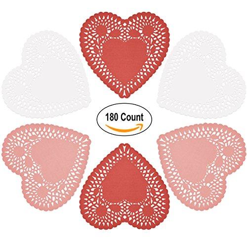 Valentine Heart Doilies